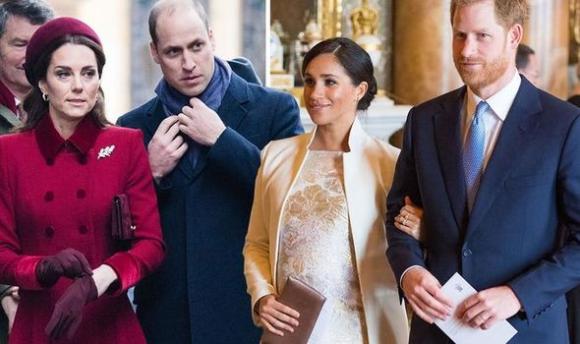 Hoàng gia Anh,Meghan Markle,Hoàng tử Harry,Công nương Kate,Hoàng tử William