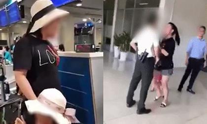 Nữ công an gây rối ở sân bay, Lăng mạ nhân viên hàng không, Tin nóng