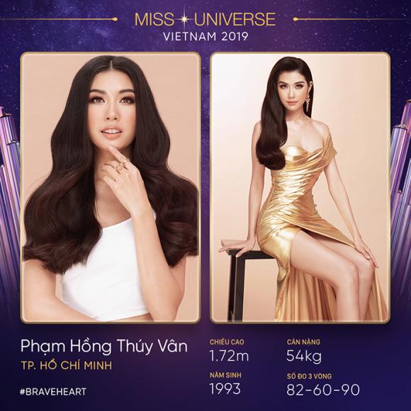  Thuý Vân, sao Việt, hoa hậu Hoàn vũ Việt Nam 2019