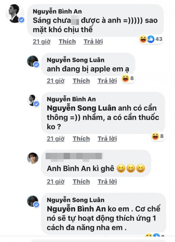 Song Luân, Bình An, sao Việt