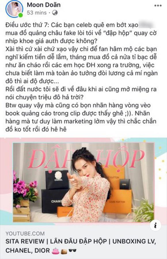 diễn viên Sĩ Thanh, sao Việt,Sĩ Thanh bị tố đập hộp hàng fake