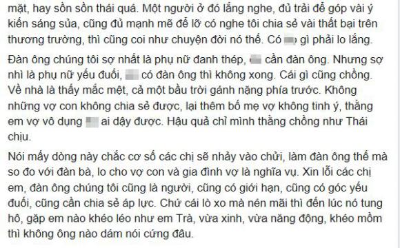 Thái Hoa hồng trên ngực trái, đàn ông ngoại tình, tâm sự đàn ông 