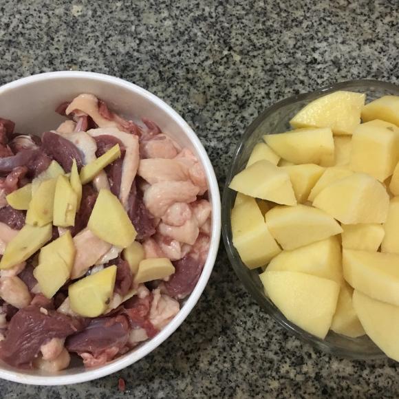 vịt, khoai tây, dạy nấu ăn