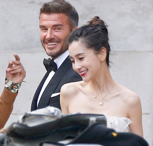 Victoria Beckham, Angelababy, David Beckham