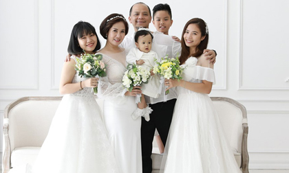 Anh Tuấn và Nguyệt Hằng, đám cưới con gái Anh Tuấn và Nguyệt Hằng, sao việt 