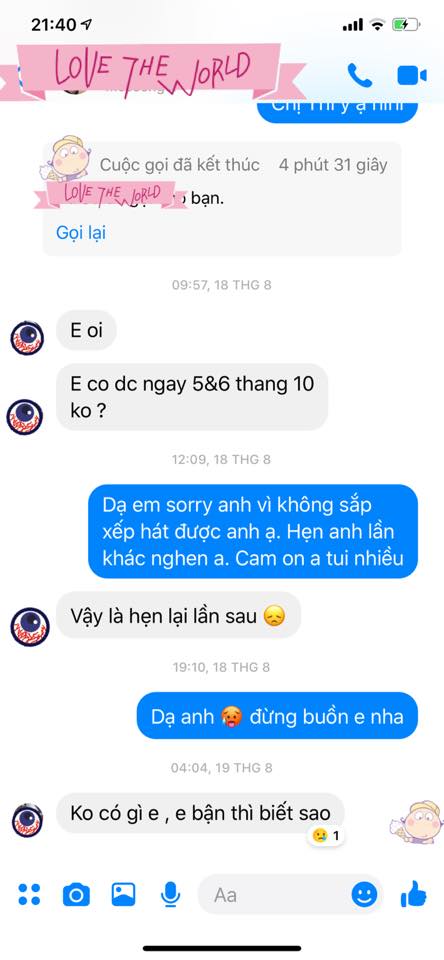 Ca sĩ vy oanh,vy oanh từ chối show,sao việt