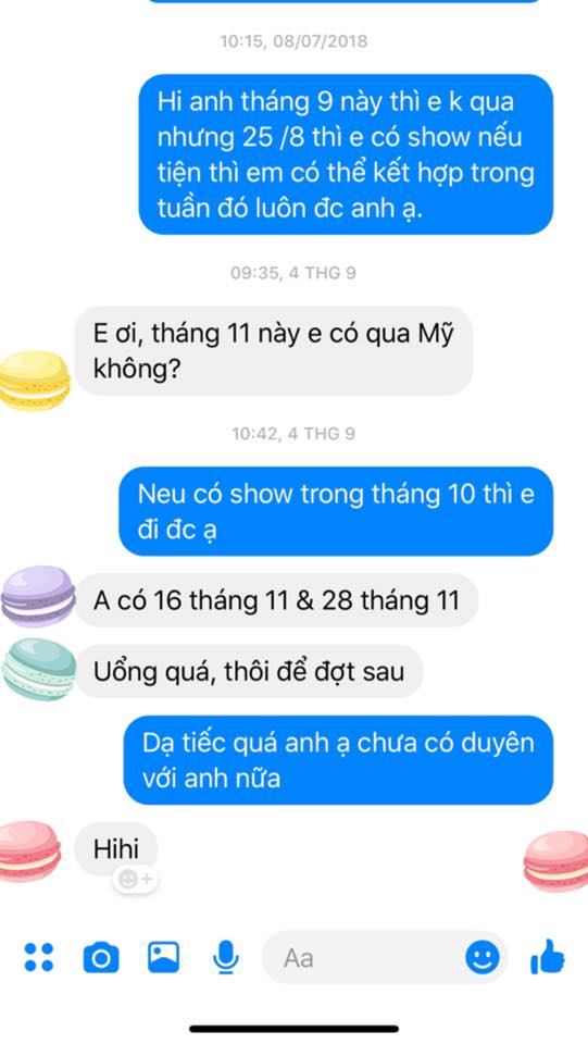 Ca sĩ vy oanh,vy oanh từ chối show,sao việt