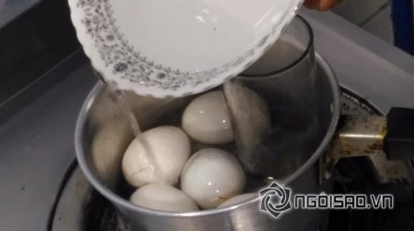 luộc trứng, luộc trứng lòng đào, các món ăn từ trứng
