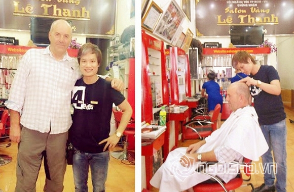 Nhà tạo mẫu tóc chuyên nghiệp Lê Thanh, tao mau toc Le Thanh, tao mau toc dep tai ha giang, nhung nha tao mau toc chuyen nghiep viet nam, salon Vàng