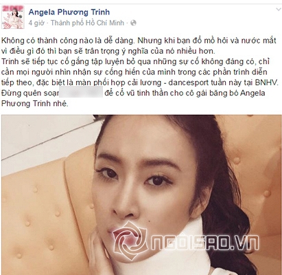 Angela Phương Trinh bị thương vì tập luyện 0