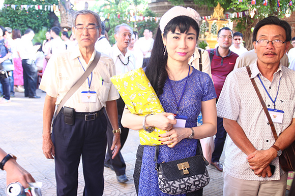 sao Việt, Uyên Thảo, diễn viên Uyên Thảo, Uyên Thảo đẳng cấp, Uyên Thảo dự sự kiện cùng Hoàng Gia Campuchia