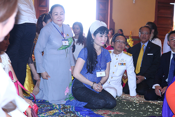 sao Việt, Uyên Thảo, diễn viên Uyên Thảo, Uyên Thảo đẳng cấp, Uyên Thảo dự sự kiện cùng Hoàng Gia Campuchia