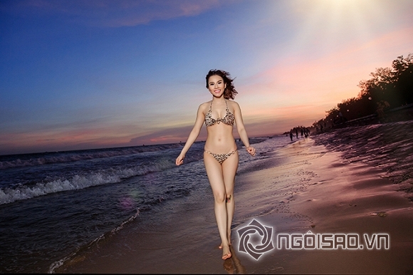Hoa hậu Jenny Trần, Jenny Trần diện bikini, Mirage Skin Care & Spa
