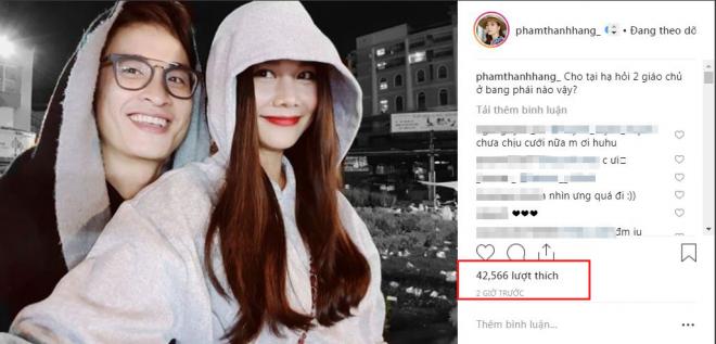 Cứ đăng ảnh với người đàn ông này, Thanh Hằng lại nhận được lượt like gấp đôi bình thường