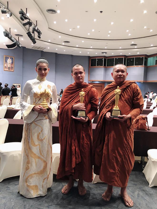 Trương Thị May nhận giải thưởng tại Thái Lan 7 Á hậu trương thị my,hoa hậu dân tộc việt nam,sao việt