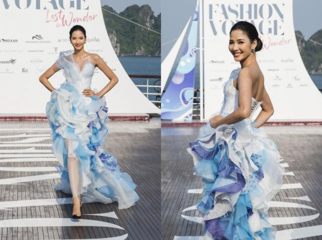 Aquafina, Aquafina x Fashion Voyage, Hoàng Thùy, BST Pure - Thuần khiết